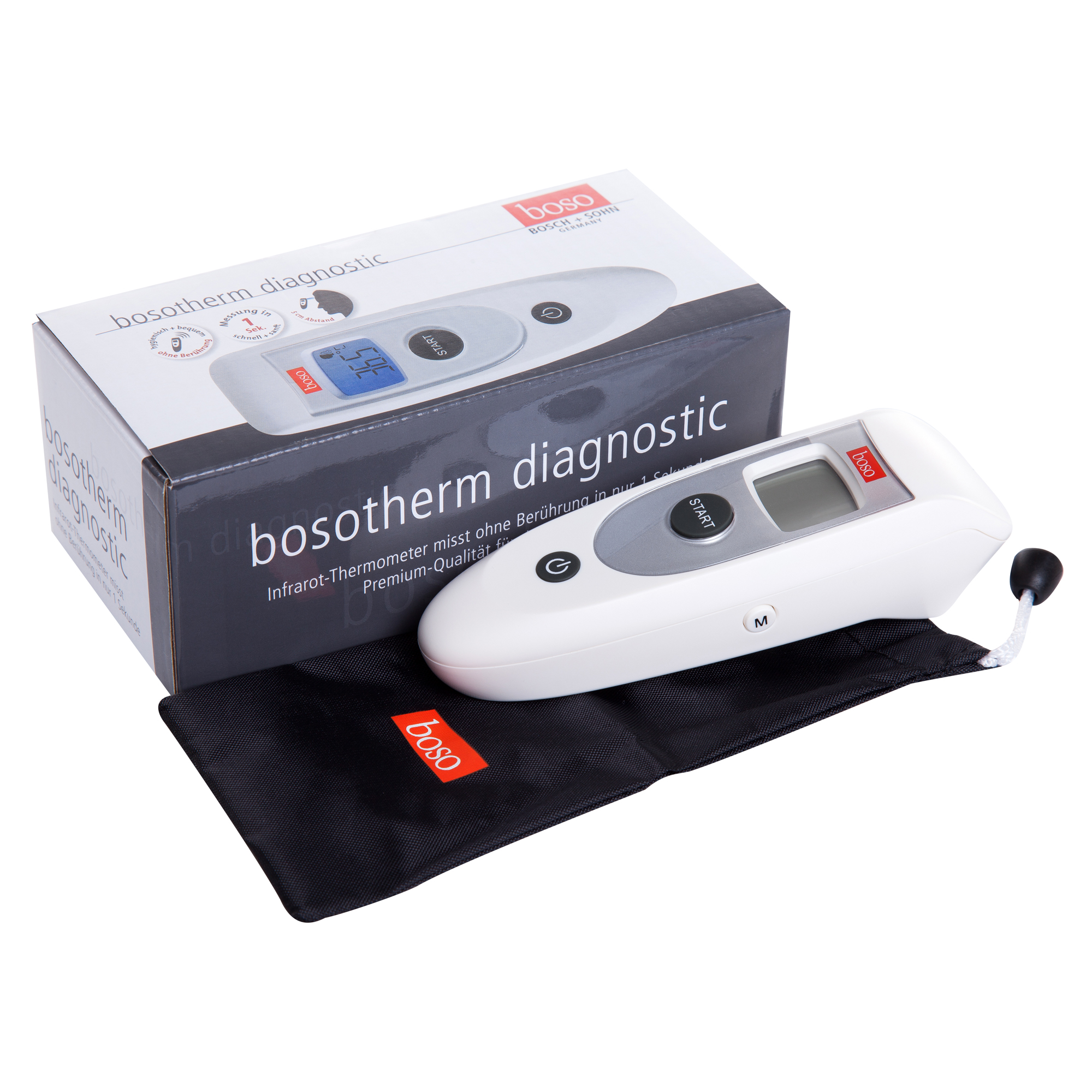 Termometru cu infraroșu pentru frunte Bosotherm diagnostic